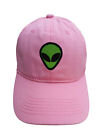 Area 51 Alien Head Adjustable Curved Bill Strap Back Dad Hat Baseball Cap