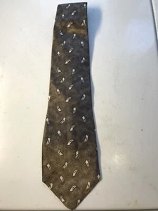 new Neck Tie Pierre Cardin Collection Dress Shirt Brown Wide Necktie - Picture 1 of 1