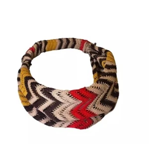 Chevron Multicolor Elastic Hair Band For Women, Hair Accessories Bohemian Beachy - Picture 1 of 7