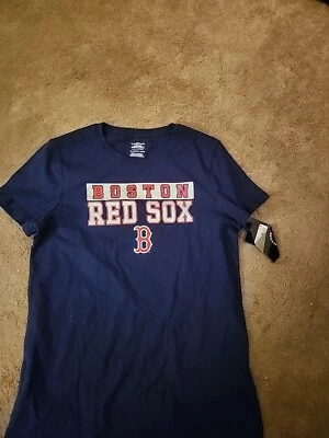 Boston Red Sox MLB Camisa Extra Grande Niñas Nueva Extra Grande 14/16 Foto 1 de 4