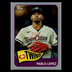 Pablo Lopez /199 Rainbow Foil 2023 Topps Archives Minnesota Twins #169 - Picture 1 of 2