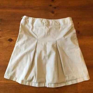Cat & Jack Beige Pleated School Uniform Skort - Size 16 - Picture 1 of 4