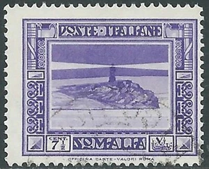1935-38 SOMALIA USATO PITTORICA 7 1/2 CENT D. 14 - RB25-9 - Imagen 1 de 1