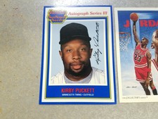 Kirby Puckett Minnesota Twins 1992 Jumbo Sunflower Seeds Oversize Blue Border