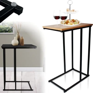 Beistelltisch Couchtisch Holz Metall Laptop Tisch Sofa Betttisch Kaffeetisch - Bild 1 von 13