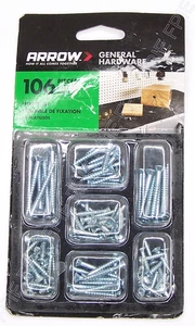 106 Pieces Utility Kit By Arrow General Hardware (885785604595) - Picture 1 of 2