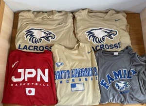 Nike Dri-Fit Shirt Lot Men’s M–XL Lacrosse Japan Basketball Santa Margarita - Picture 1 of 10