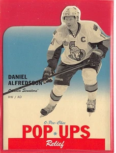 2012-13 O-Pee-Chee Pop Ups #PU36 Daniel Alfredsson - Picture 1 of 2
