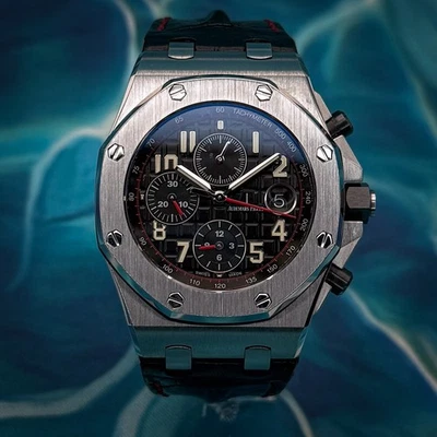 Audemars Piguet Royal Oak Offshore Chronograph - 26470ST - 42mm - "Vampire" - Image 1 of 4