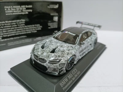 Minichamps 1:43 BMW M6 GT3 Spa 24h 2015 Speer Release Edition Sports Car Model - Image 1 of 4