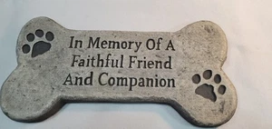 Piedra o placa de memoria en memoria de un fiel amigo y compañero - Imagen 1 de 8