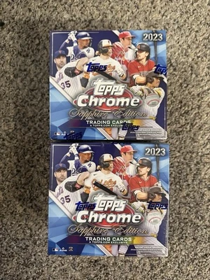 2023 Topps Chrome Sapphire Edition Factory Sealed Hobby Box Lot - Image 1 of 3
