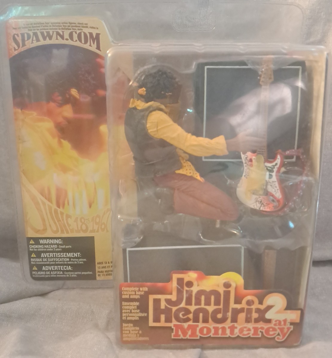 最終価格！Jimi Hendrix 2 at Monterey フィギュア未開封 McFarlane Toys 