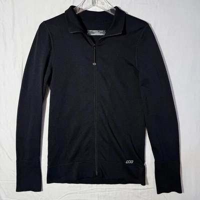 Jaqueta Lorna Jane Resistência Média Preta Zíper Completo Corrida Caminhada Academia Sem Costura - Imagem 1 de 4