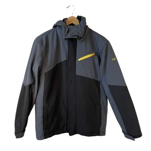 CB Casual Boy's Full Zip Hooded Jacket Gray Black Size XL 18/20 - Picture 1 of 11