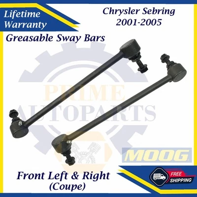 MOOG OEM Front Sway Bars For 2001-2005 Chrysler Sebring Lifetime Warranty - Image 1 of 4