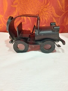 coche antiguo de metal - hecho a mano - Imagen 1 de 6