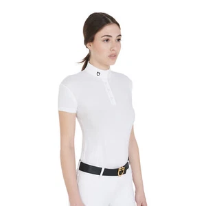 Polo T-shirt equitazione donna Equestro in tessuto tecnico elasticizzato - Imagen 1 de 4