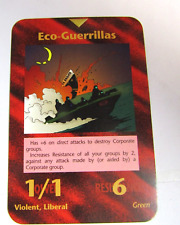 Illuminati   Eco-Guerrillas   INWO Limited Edition NM Condition RED Card