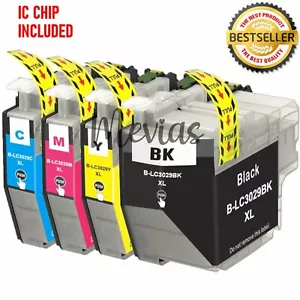 Paquete de 4 cartuchos de tinta LC3029 XXL para Brother MFC-J5830DW MFC-J6535DW MFC-J5930DW - Imagen 1 de 1