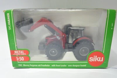 Siku 1:50 DieCast car Massey Ferguson with Front Charger # 1985 - Image 1 of 4