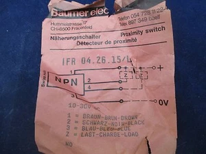 Baumer IFR 04.26.15/L Inductive Sensor - Picture 1 of 1