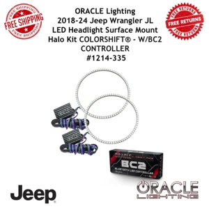 Kit de halo de montaje en superficie de faros LED de iluminación Oracle para Jeep Wrangler JL 18-24 - Imagen 1 de 6