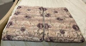 Croscill Purple Chambord Amythest King Size Pillow Shams 37"x21" 