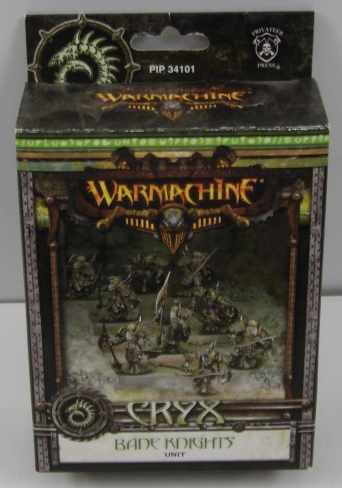 Warmachine Cryx Bane Knights Unit NEW Miniatures Kit PIP 34101 - Image 1 of 3