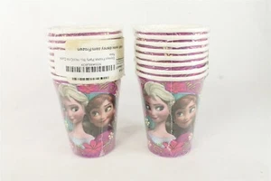 Disney Frozen 16 pcs Birthday Party Paper Drinking Cups 9 oz Elsa Anna Hot/Cold - Picture 1 of 3