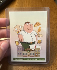Custom Peter Griffin Downtown Style Art Card Family Guy