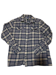 Patagonia Long Sleeve Fjord Heavyweight Flannel Button Down Shirt Mens M - Imagen 1 de 7
