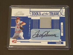 2005 Playoff Absolute SSP /5 Game Used Patch Auto Tom Seaver Autograph Mets!!