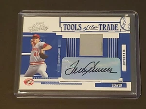 2005 Playoff Absolute SSP /5 Game Used Patch Auto Tom Seaver Autograph Mets!! - Picture 1 of 3