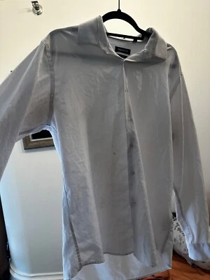 Nautica Men’s White Button-Up Dress Shirt - Large 16 1/2 - Image 1 of 4