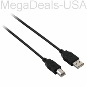 V7 V7E2USB2AB - 1,8M USB 2.0 Kabel USB A auf B (m/m) schwarz 1,8m Digital - (A2) - Bild 1 von 1