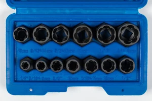 Juego de herramientas Blue Spot 13 piezas removedor de pernos de impacto y tuercas para quitar pernos de forma segura MD1 - Imagen 1 de 14