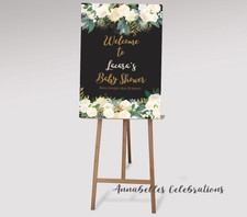 Baby Shower - Personalised Welcome Print for Party - Party / Decoration / Guests