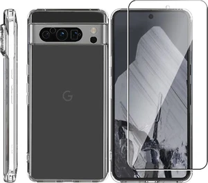 Coque Silicone Transparente + Verre Trempe Pour Google Pixel 8 Pro Little Boutik - Photo 1 sur 4