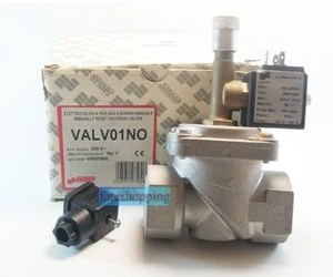 Elettrovalvola per gas a riarmo manuale 1 " NA Normalmente Aperta c/ bobina 220V - Foto 1 di 1