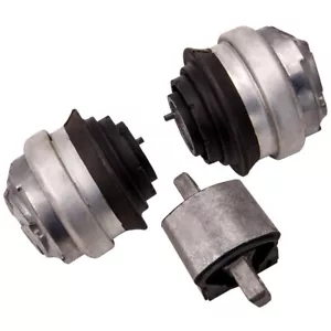 3x Engine Motor & Trans Mount for Mercedes-Benz SLK230 1998-2004 / C55 2005 2006 - Foto 1 di 11