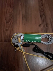 Original AVM Fritz Box DSL Telefon Kabel RJ 45 Y Kabel und ein Kabel Set - Afbeelding 1 van 5