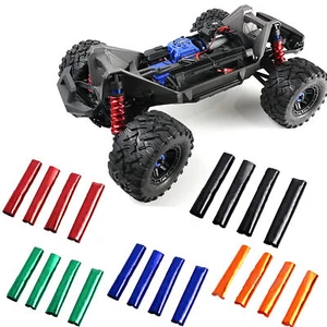 4pcs For TRAXXAS MAXX 1/10 RC Car Shock Absorber Cover Spring Dust Sleeve Kits - Picture 1 of 13