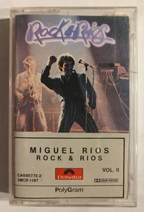 MIGUEL RIOS - ROCK & RIOS VOL.II - 1987 MEXICAN TAPE ALBUM, LATIN ROCK - Imagen 1 de 4