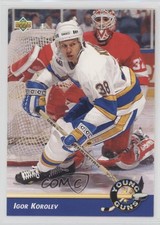 1992-93 Upper Deck Young Guns Igor Korolev #581 Rookie RC