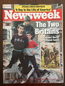 Newsweek Magazine November 3 1986 The Two Britains Stagnat North Affluent South - Imagen 1 de 1