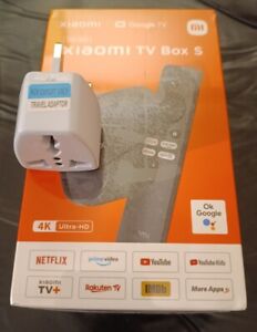 Nieuwe aanbiedingXiaomi Mi TV Box S 2nd Gen Google Chromecast 4K Ultra HD Streaming TV UK STOCK