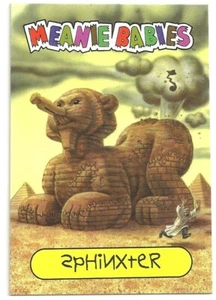 1997 COMIC IMAGES - MEANIE BABIES - PROMO CARD  - PROMO CARD #3 - SPHINXTER - Picture 1 of 1