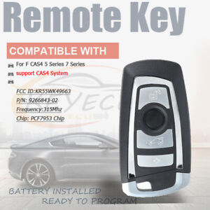 for BMW CAS4 F Platform 5&7 Series Remote Key Fob 315MHz PCF7953 Chip 4Button