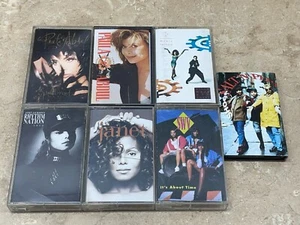 9 Cassette Tape Lot Whitney Houston Janet Jackson Paula Abdul Salt N Pepa SWV - Picture 1 of 13